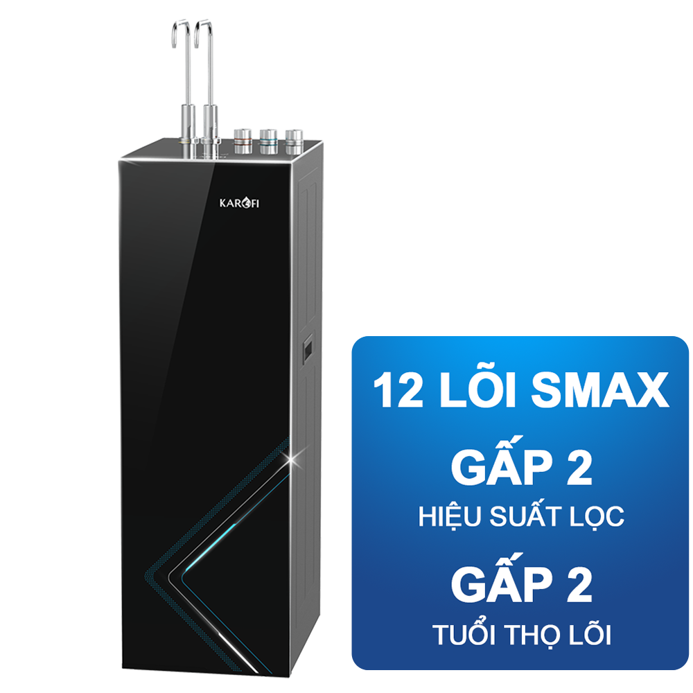 Máy lọc nước nóng lạnh Karofi KAD-EC66 - 12 Lõi Cao Cấp - Mới 2026