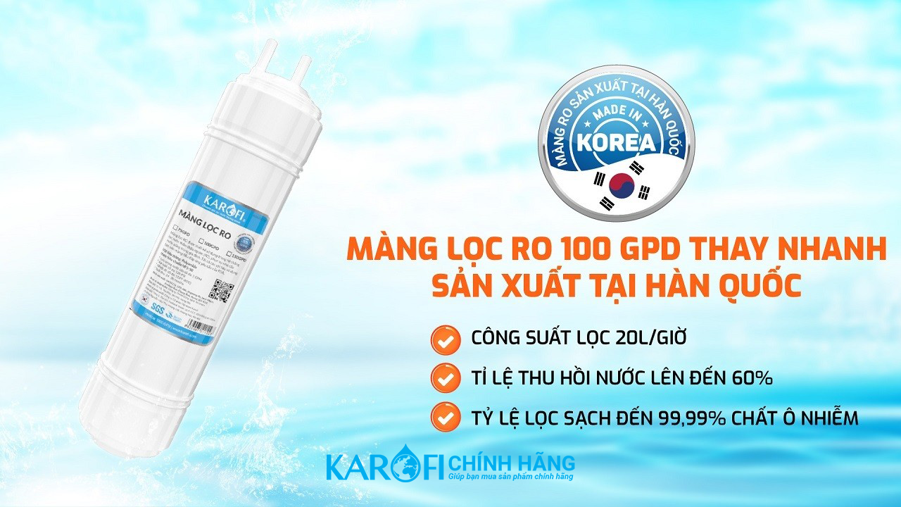 Máy lọc nước Karofi Livotec 606